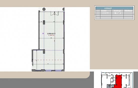 Lokali A2 - 117m2
