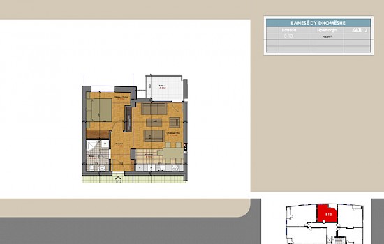 Banesa B13 - 54m2