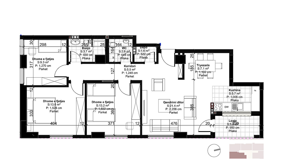 Apartment 105.7