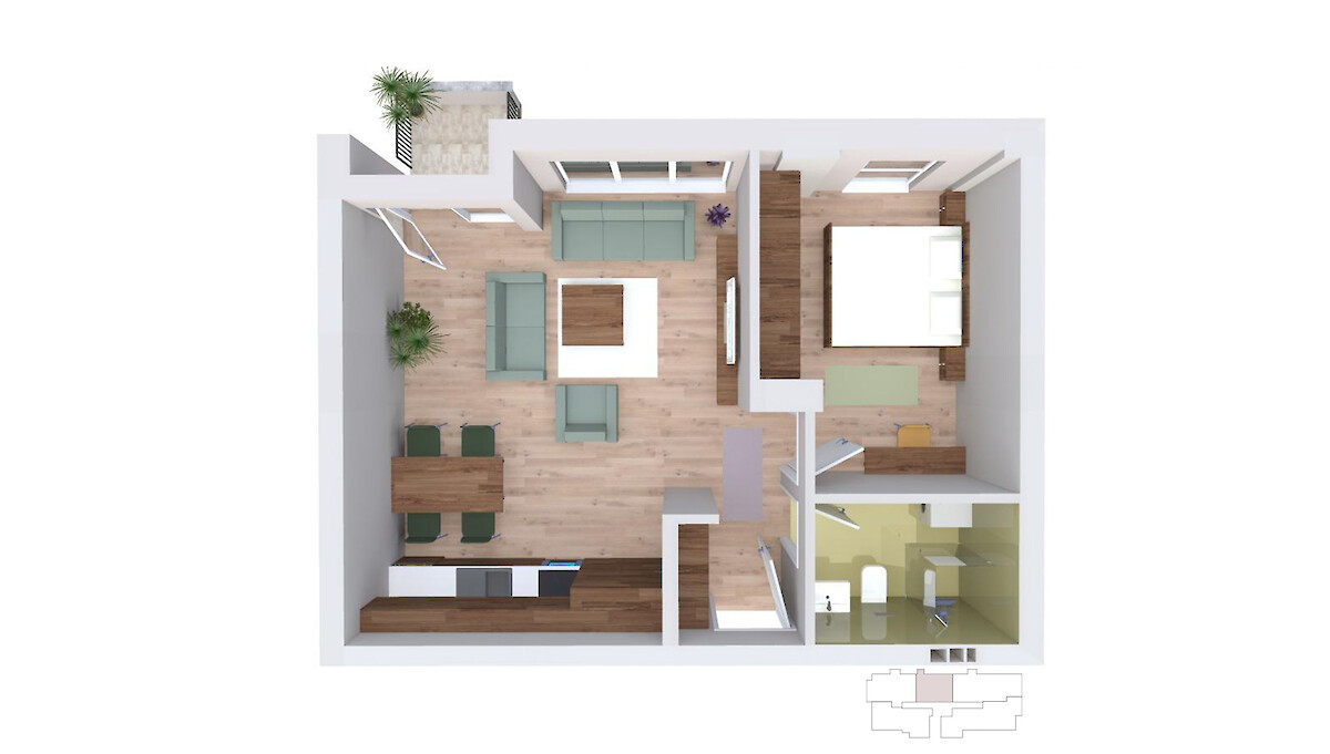 Apartment 58.3
