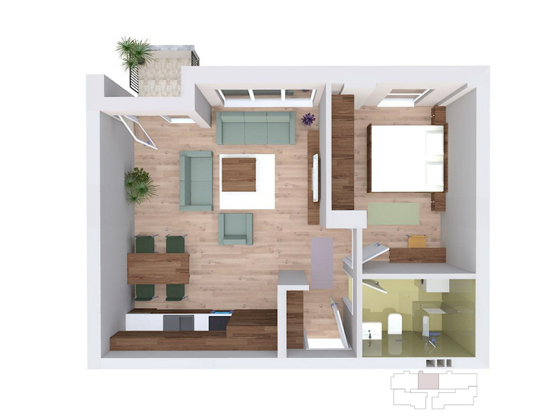 Apartment 58.3