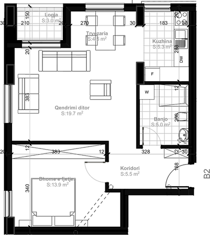Apartment 65.4