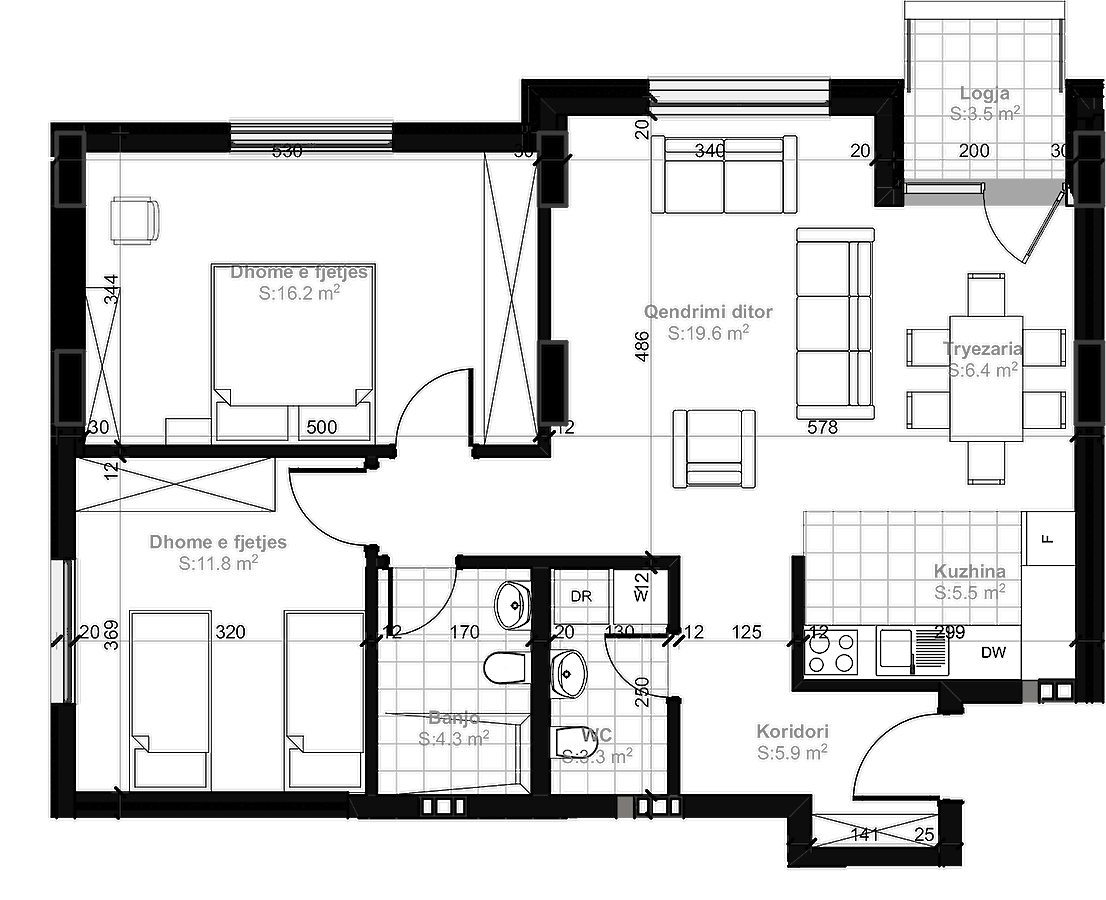 Apartment 87.5