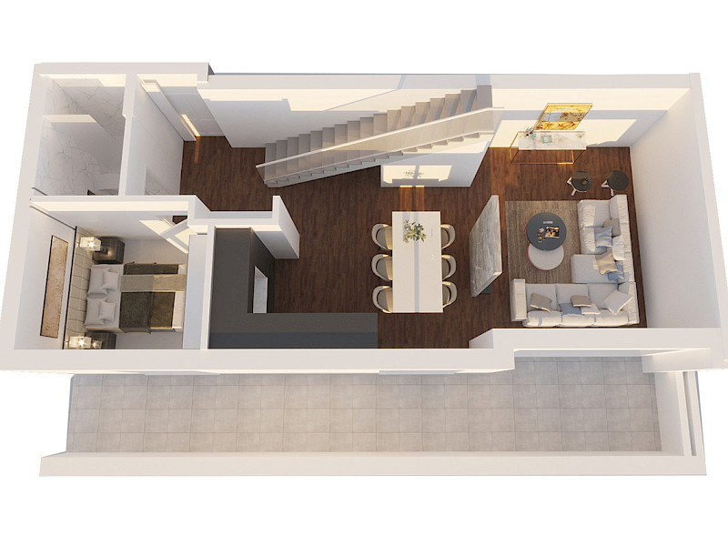 Apartment duplex 150.3