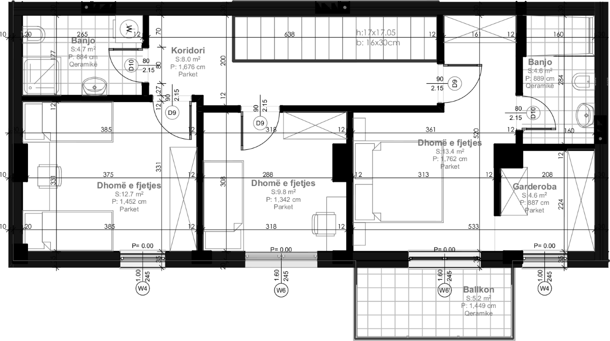 Apartment duplex 147.6