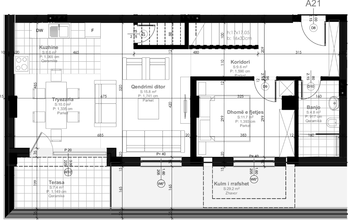 Apartment duplex 147.6