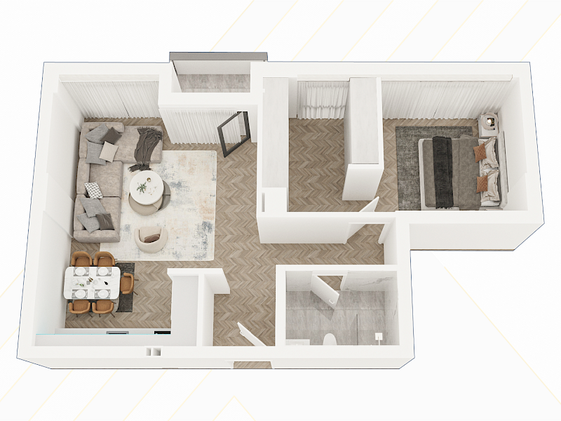 Apartment 71.7