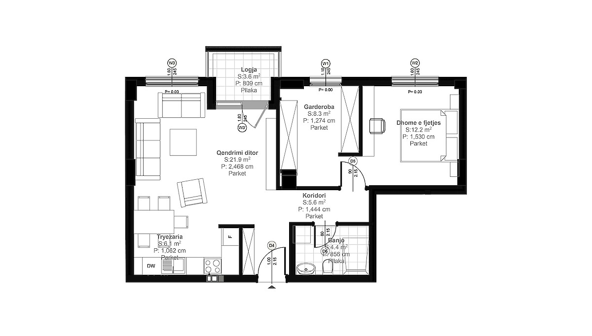 Apartment 71.7