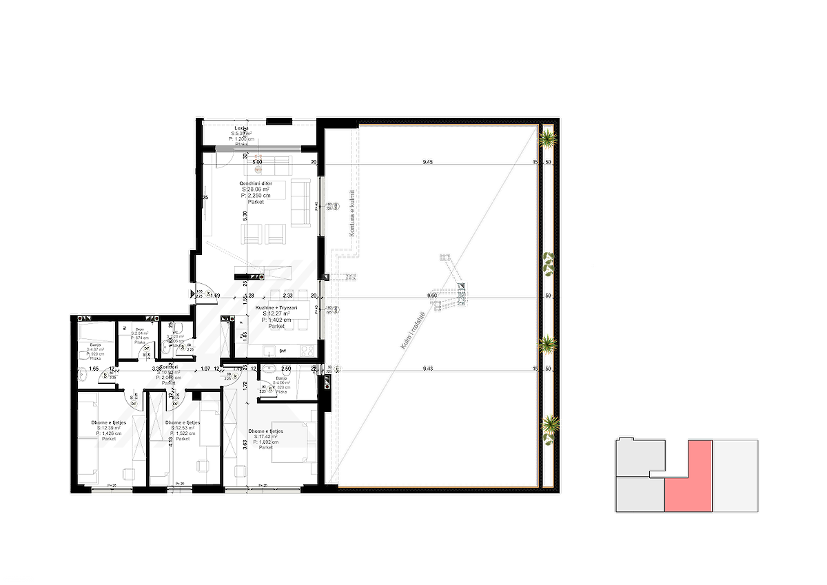 Apartment Penthouse 129.7