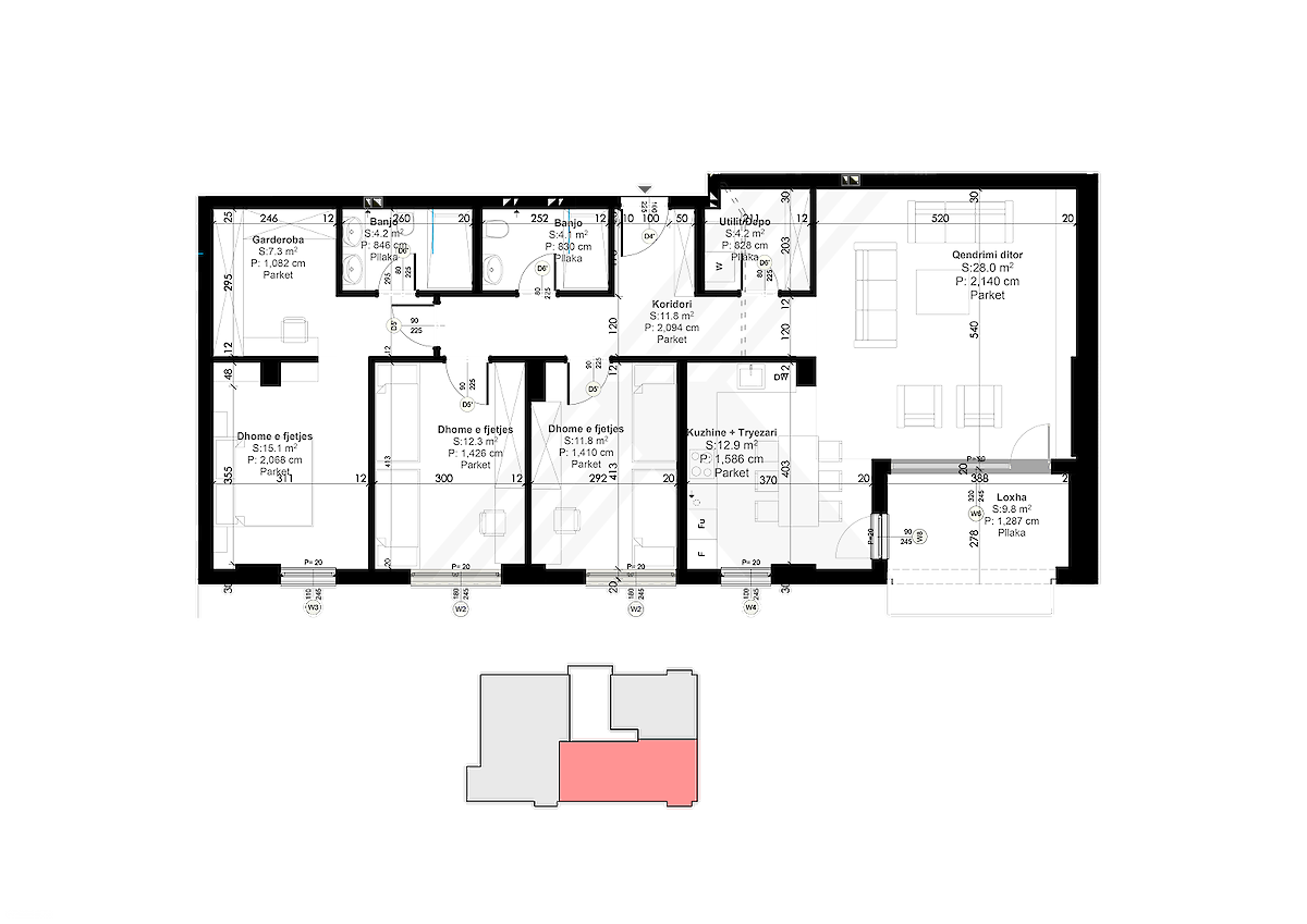 Apartment Penthouse 138.8