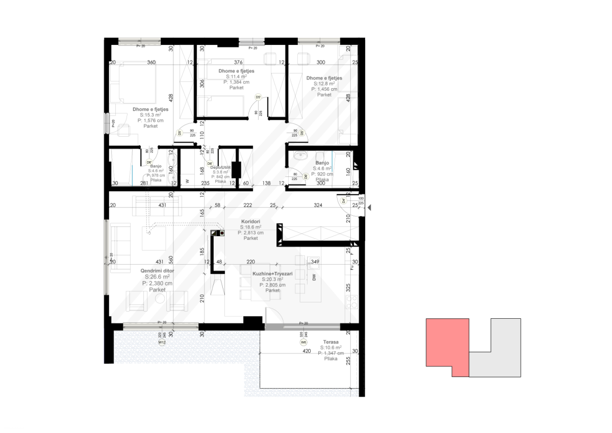 Apartment Penthouse 145.5